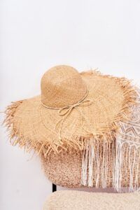 Lady's straw hat Beige