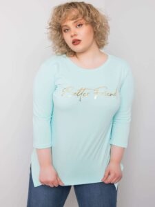 Light blue blouse with