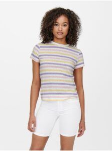 Purple-pink striped T-shirt ONLY Edna