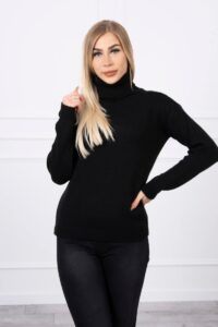 Black sweater with