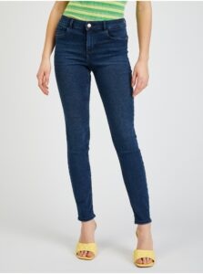 Dark blue women skinny fit jeans