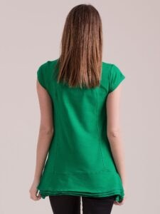 Green tunic with layered