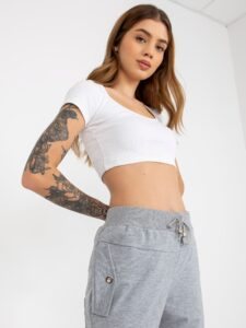 Grey women's sweatpants with