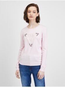 Light Pink Women's Sweatshirt Guess
