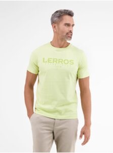 Light green men's T-shirt LERROS