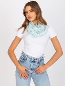 Mint scarf made of