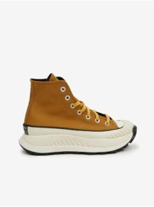 Mustard Ankle Sneakers on the Platform Converse Chuck