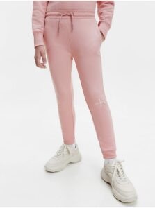 Pink Girls' Sweatpants Calvin Klein