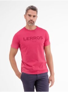 Pink men's T-shirt LERROS