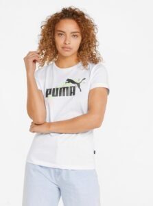 White Women's T-Shirt Puma