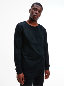 Black Mens Sweatshirt Calvin Klein Gloss