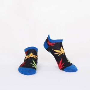 Black short women's socks with
