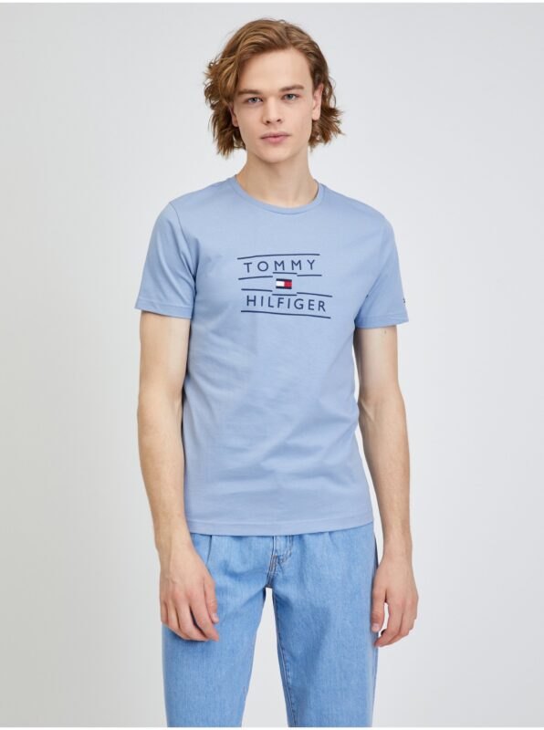 Blue Men's T-Shirt Tommy Hilfiger