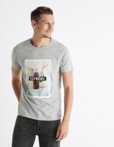Celio Cotton T-shirt Berelax Refresh.