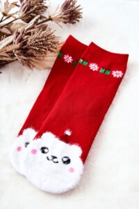 Christmas Cotton Socks Bear