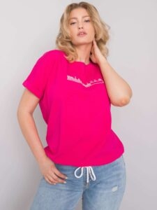 Excessive fuchsia blouse with