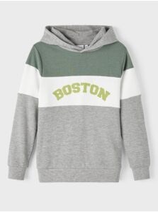 Green-grey boys' hoodie name it