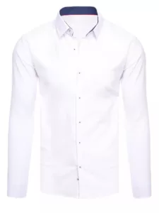 Men's plain white shirt