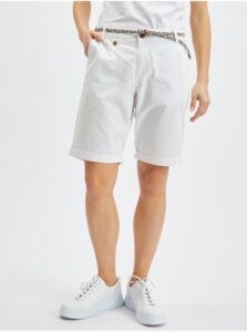 Orsay White Women Shorts
