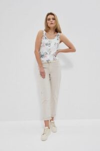 Cotton trousers with