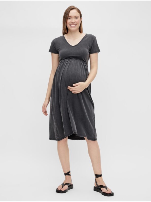 Dark gray maternity dress Mama.licious