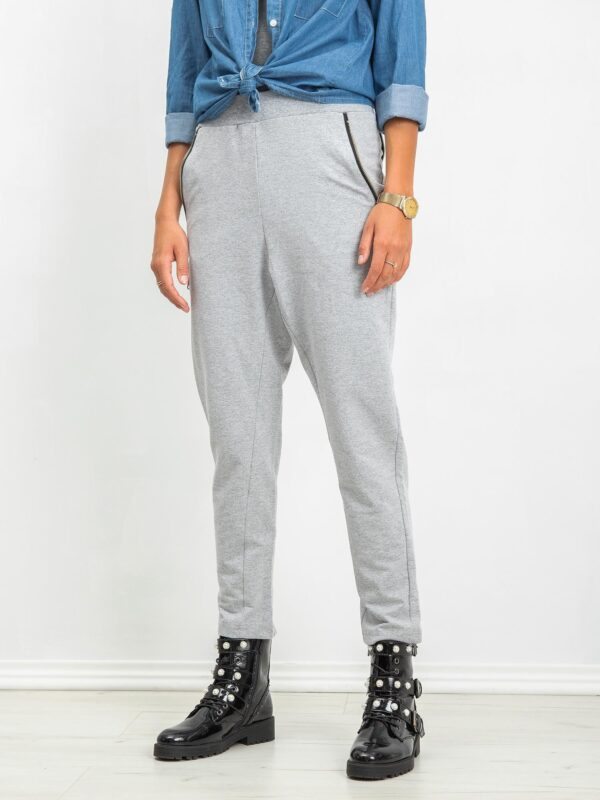 Grey trousers with