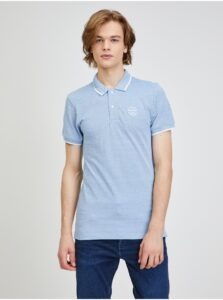 Light Blue Polo T-Shirt Blend