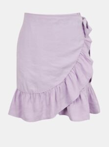 Purple wrap skirt with ruffle ONLY