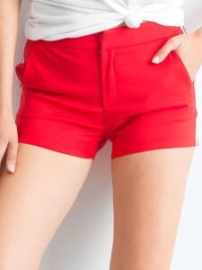Red striped shorts