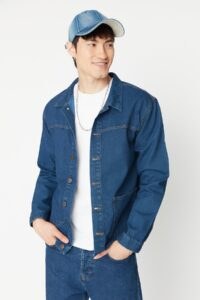 Trendyol Jacket - Blue -