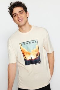 Trendyol T-Shirt - Beige -