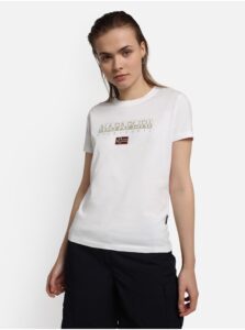 White Women's T-Shirt NAPAPIJRI S-Ayas