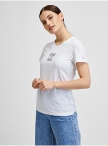 White Women's T-Shirt Tommy Jeans