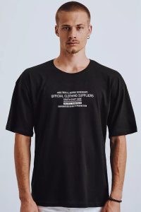 Black men's T-shirt Dstreet