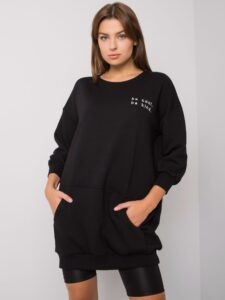 Black sweatshirt with