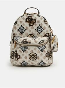 Cream Women's Patterned Backpack Guess House