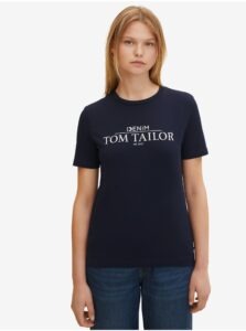 Dark Blue Women's T-Shirt Tom Tailor