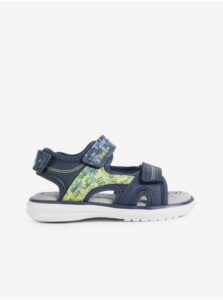 Green-blue boys patterned sandals Geox