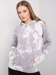 Grey women's hoodie by