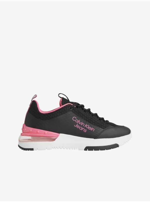 Pink and Black Womens Sneakers Calvin