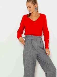 Red Cashmere Sweater CAMAIEU