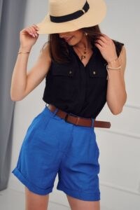 Women's Shorts with Belt
