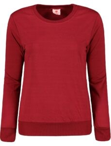 Women's sweatshirt ODESSA burgundy