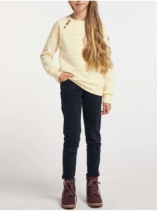 Light Yellow Girl Patterned Sweatshirt Ragwear