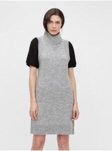 Light gray sweater dress . OBJECT