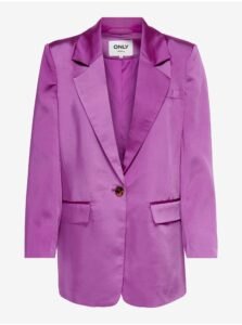 Purple Women's Satin Jacket ONLY