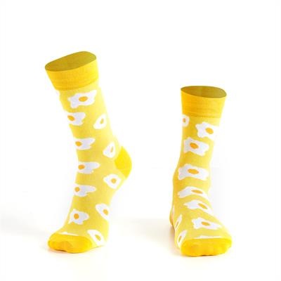 Yellow women's socks with