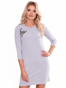 Gray women's dress with
