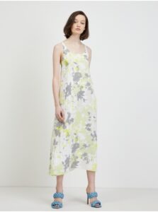 Green-white women's patterned maxi-dresses Calvin Klein