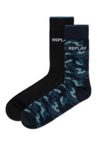 Replay Socks Casual Leg Logo&Camouflage 2Prs Banderole
